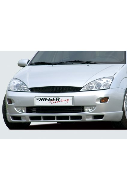 Rieger spoiler pod přední nárazník s 6 otvory pro Ford Focus 1 3-dvéř., 5-dvéř., combi, r.v. 98-10/01, plast ABS bez povrchové úpravy