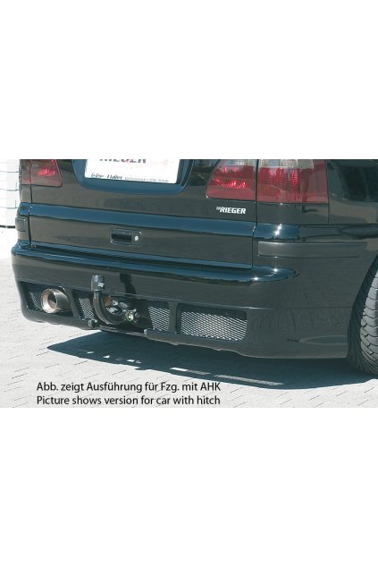 Rieger spoiler pod zadní nárazník pro Ford Galaxy WGR van (model od r.v. 2004) r.v. 01/04-, plast ABS bez povrchové úpravy
