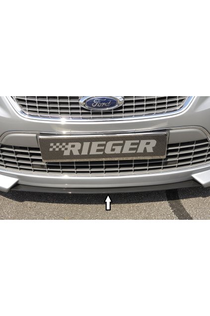 Rieger lipa pod přední nárazník SG-Design Rieger pro Ford Mondeo BA7 combi, fastback, sedan před faceliftem, 03/07-09/10, plast ABS s povrchovou úpravou Carbon-Look