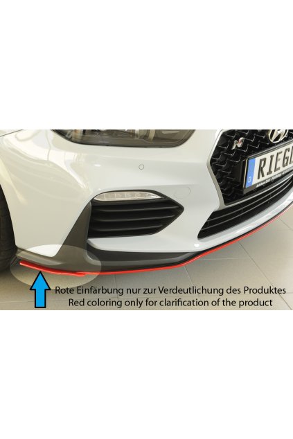 Rieger lipa pod přední nárazník na pravé straně pro Hyundai i30 N-Performance PDE 5-dvéř. (fastback), 5-dvéř. (hatchback), 07/17-, plast ABS bez povrchové úpravy