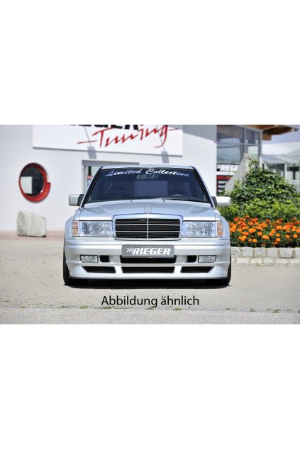 Rieger přední nárazník pro Mercedes 190 W201 sedan, GFK (laminát), pro vozy s originální maskou, bez výřezu pro mlhová světla
