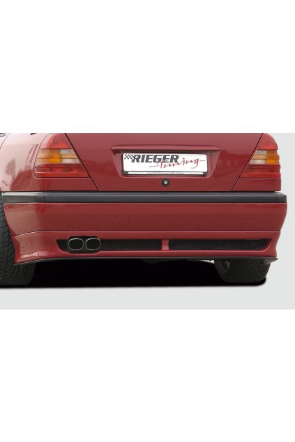 Rieger spoiler pod zadní nárazník pro Mercedes třída C W202 sedan, t-model (do r.v. 97) r.v. 00/93-06/97, plast ABS bez povrchové úpravy