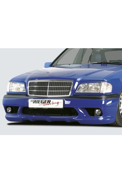 Rieger přední nárazník pro Mercedes třída C W202 sedan, t-model, plast ABS bez povrchové úpravy, bez držáků originálních mlhových světel