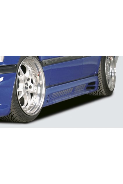 Rieger boční práh mont. strana levá pro Mercedes třída C W202 sedan, t-model vč. faceliftu, r.v. 00/93-06/97, 07/97-, plast ABS bez povrchové úpravy, s prolisem, s prolisem a dvěma výřezy