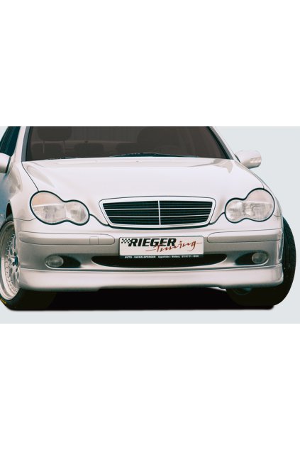 Rieger spoiler pod přední nárazník pro Classic/Elegance pro Mercedes třída C W203 sedan, t-model, r.v. 05/00-, plast ABS bez povrchové úpravy