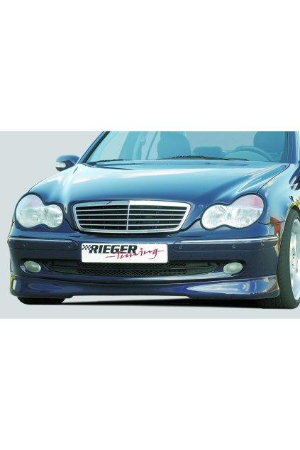 Rieger spoiler pod přední nárazník pro Avantgarde pro Mercedes třída C W203 sedan, t-model, r.v. 05/00-, plast ABS bez povrchové úpravy