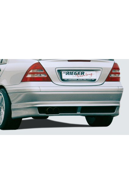 Rieger spoiler pod zadní nárazník pro Mercedes třída C W203 sedan, t-model r.v. 05/00-, plast ABS bez povrchové úpravy