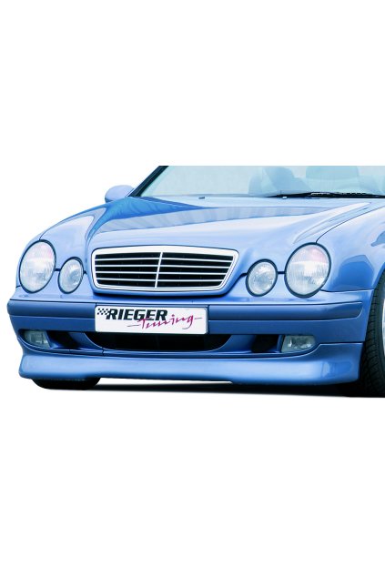 Rieger spoiler pod přední nárazník (Elegance) pro Mercedes CLK W208 kabriolet, kupé, plast ABS bez povrchové úpravy
