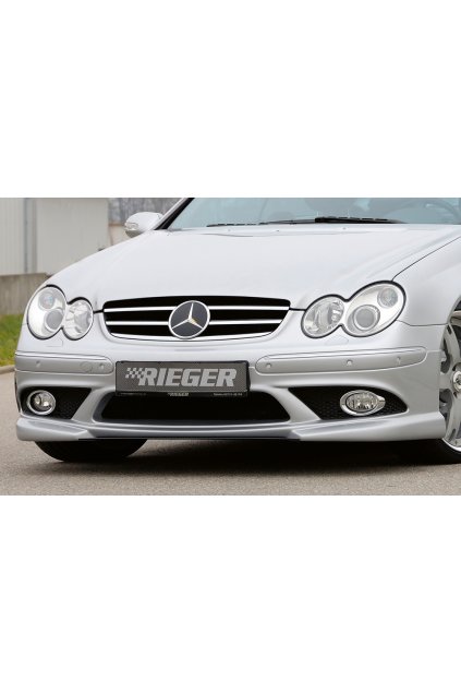 Rieger spoiler pod přední nárazník pro Mercedes CLK W209 kabriolet, kupé (předfacelift / do r.v. 2005), r.v. 00/02-06/04, plast ABS bez povrchové úpravy