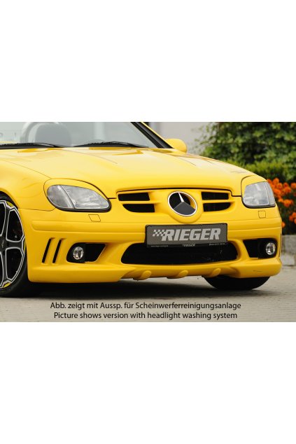 Rieger přední nárazník pro Mercedes SLK R170, plast ABS bez povrchové úpravy