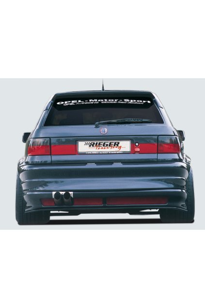 Rieger zadní nárazník pro Opel Astra F 3-dvéř., hatchback, plast ABS bez povrchové úpravy