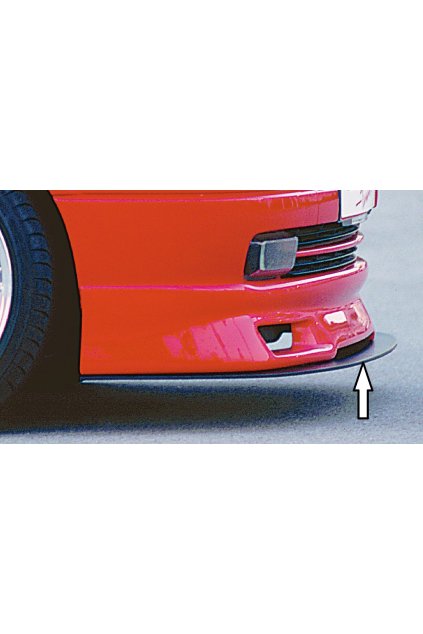 Rieger lipa pod přední nárazník Rieger pro Opel Astra G 3-dvéř., 5-dvéř., cabrio, caravan, hatchback, notchback, plast ABS bez povrchové úpravy