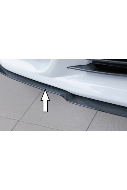 Rieger lipa pod přední nárazník Rieger pro Opel Astra H vč. GTC, Twin-Top 3-dvéř., 5-dvéř., caravan, hatchback, kabriolet, 03/04-, 03/05-, 09/05-, plast ABS s povrchovou úpravou Carbon-Look