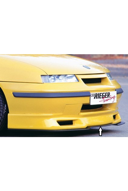 Rieger lipa pod přední nárazník Rieger pro Opel Calibra A 3-dvéř., 03/90-, plast ABS bez povrchové úpravy, pod přední spoiler Rieger obj. kód Y 00046010