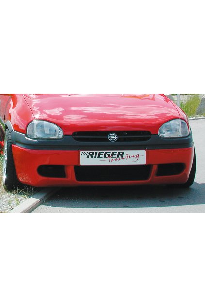 Rieger spoiler pod přední nárazník (varianta 3) pro Opel Corsa B 3-dvéř. (do r.v. 97), r.v. 02/93-09/96, plast ABS bez povrchové úpravy