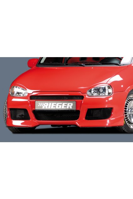 Rieger přední nárazník pro Opel Corsa B 3-dvéř., 5-dvéř. vč. faceliftu, plast ABS bez povrchové úpravy