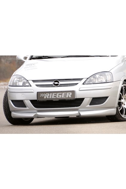 Rieger spoiler pod přední nárazník pro Opel Corsa C 3-dvéř., 5-dvéř. po faceliftu, r.v. 06/03-, plast ABS bez povrchové úpravy