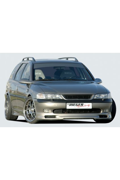 Rieger spoiler pod přední nárazník pro Opel Vectra B caravan, hatchback, notchback, plast ABS bez povrchové úpravy