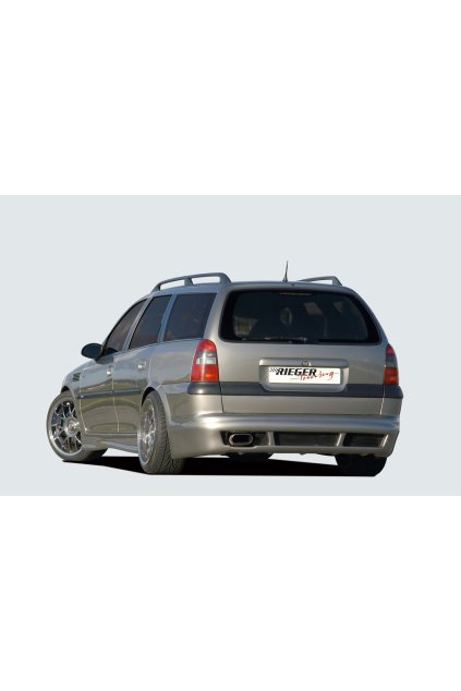 Rieger spoiler pod zadní nárazník pro Opel Vectra B caravan před faceliftem r.v. -07/98, plast ABS bez povrchové úpravy