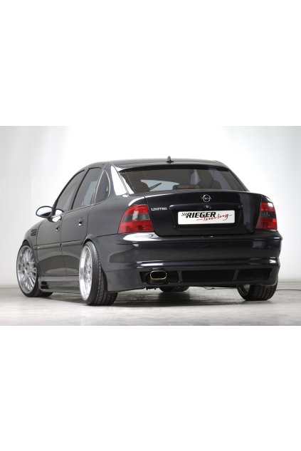 Rieger spoiler pod zadní nárazník pro Opel Vectra B hatchback, notchback před faceliftem r.v. -07/98, plast ABS bez povrchové úpravy