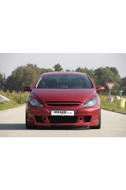 Rieger přední nárazník pro Peugeot 307 break, combi, convertible CC, sedan před faceliftem, plast ABS bez povrchové úpravy