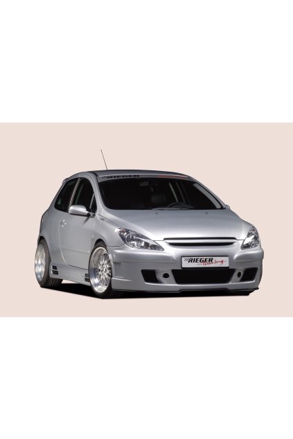 Rieger boční práh mont. strana pravá pro Peugeot 307 convertible CC, sedan vč. faceliftu, r.v. 04/01-04/05, 05-05-, plast ABS bez povrchové úpravy, s prolisem, s prolisem a dvěma výřezy