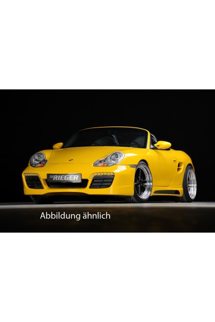 Rieger přední nárazník pro Porsche 911 Typ 996, plast ABS bez povrchové úpravy, s výřezy na světla pro denní svícení