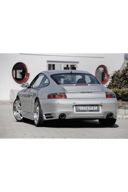 Rieger spoiler pod zadní nárazník pro Porsche 911 Typ 996 kabriolet, kupé r.v. 09/97-09/01, plast ABS bez povrchové úpravy
