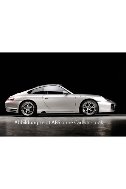 Rieger boční práh mont. strana levá pro Porsche 911 Typ 996 kabriolet, kupé, r.v. 09/97-08/05, plast ABS bez povrchové úpravy, s prolisem a výřezem