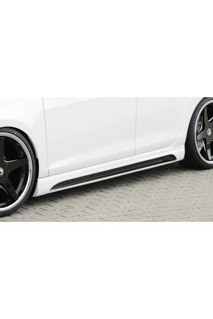 Rieger boční práh mont. strana pravá pro Seat Leon 5F 5-dvéř., 5-dvéř. (ST/Combi), r.v. 10/12-, plast ABS s povrchovou úpravou Carbon-Look, s prolisem a výřezem