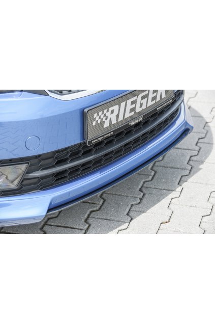 Rieger lipa pod přední nárazník Rieger pro Škoda Rapid NH notchback, spaceback vč. faceliftu, 05/17-, 07/12-04/17, plast ABS bez povrchové úpravy