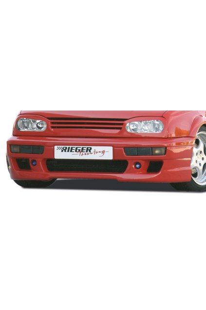 Rieger přední nárazník pro Volkswagen Golf 3 3-dvéř., 5-dvéř., kabriolet, plast ABS bez povrchové úpravy