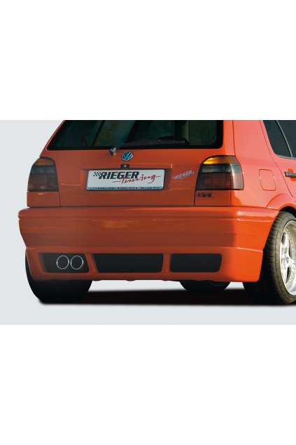 Rieger zadní nárazník pro Volkswagen Golf 3 3-dvéř., 5-dvéř., kabriolet, plast ABS bez povrchové úpravy