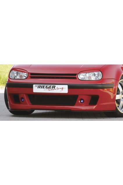 Rieger přední nárazník pro Volkswagen Golf 4 1J 3-dvéř., 5-dvéř., combi, plast ABS bez povrchové úpravy, s výřezy pro mlhová světla