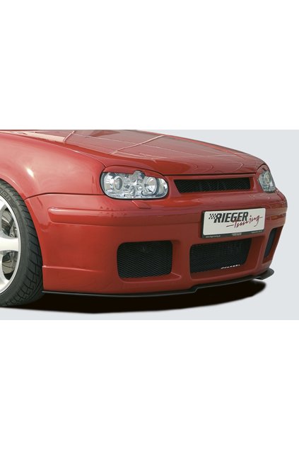 Rieger přední nárazník pro Volkswagen Golf 4 1J 3-dvéř., 5-dvéř., combi, plast ABS bez povrchové úpravy, bez žebrování, pro vozy s ostřikovači světlometů