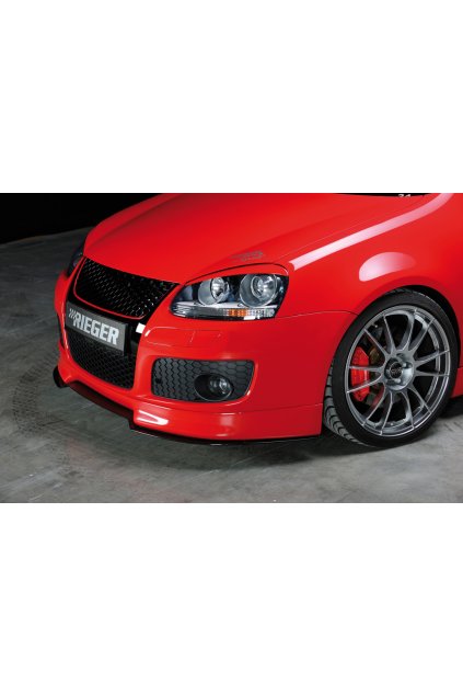 Rieger lipa pod přední nárazník Rieger pro Volkswagen Jetta 3 1KM, plast ABS bez povrchové úpravy, "bended version"
