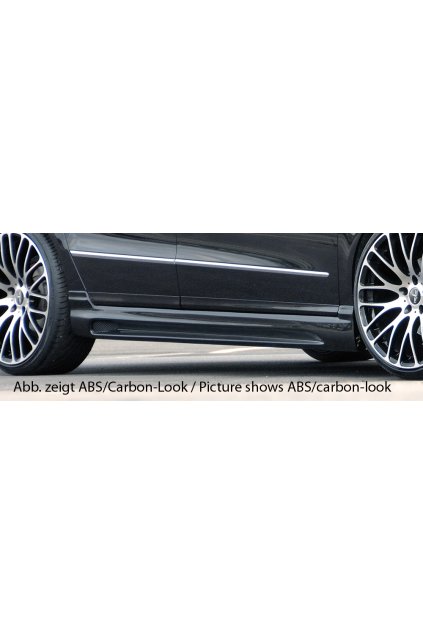 Rieger boční práh mont. strana pravá pro Volkswagen Passat 3C combi, sedan vč. faceliftu, r.v. 03/05-07/10, 08/10-, plast ABS bez povrchové úpravy, s prolisem a výřezem