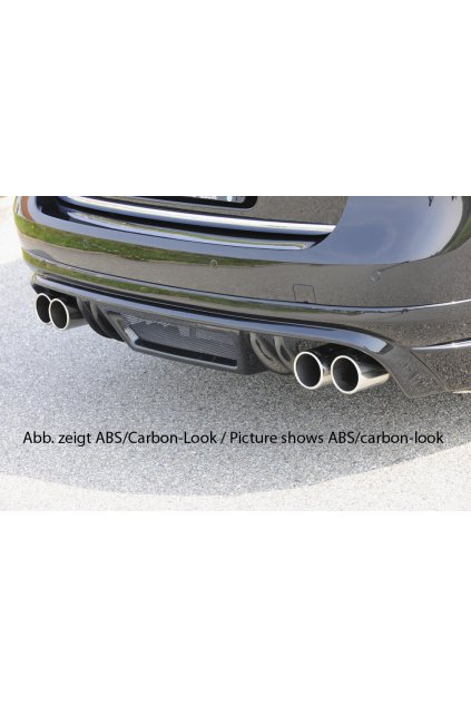 Rieger spoiler pod zadní nárazník pro Volkswagen Passat 3C combi před faceliftem r.v. 03/05-07/10, plast ABS bez povrchové úpravy, pro dvojité koncovky na obou stranách