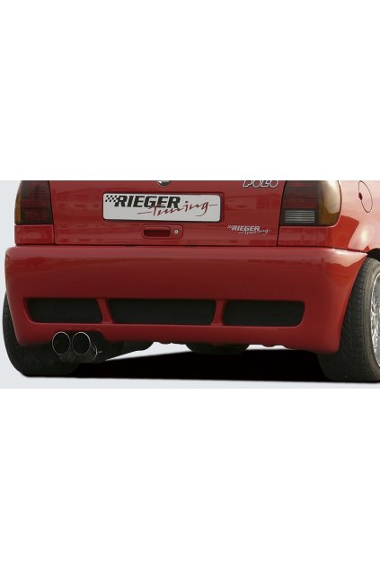 Rieger zadní nárazník pro Volkswagen Polo 4 6N 3-dvéř., 5-dvéř., plast ABS bez povrchové úpravy