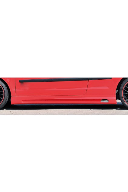 Rieger boční práh mont. strana levá pro Volkswagen Polo 5 9N 3-dvéř., 5-dvéř. po faceliftu, r.v. 00/06-, 10/01-03, plast ABS bez povrchové úpravy, s prolisem a výřezem