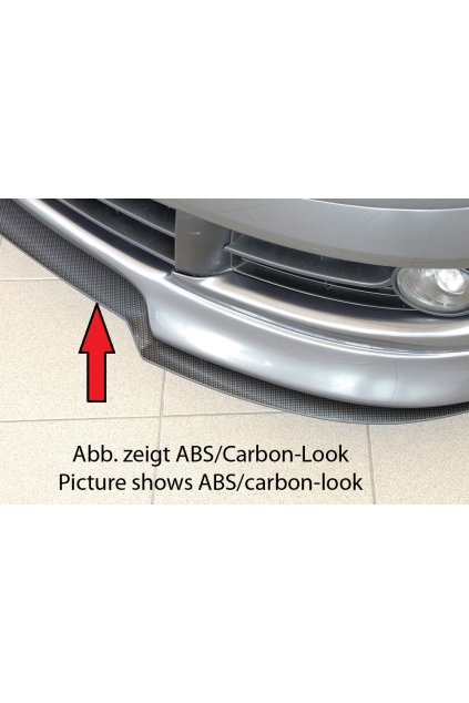 Rieger lipa pod přední nárazník Rieger pro Volkswagen Polo 5 9N 3-dvéř., 5-dvéř. po faceliftu, 00/06-, plast ABS bez povrchové úpravy