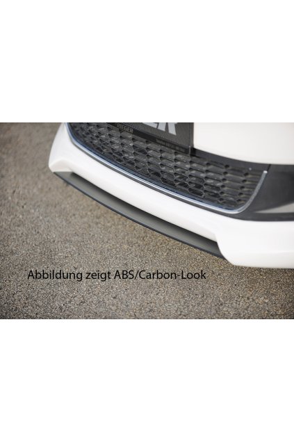 Rieger lipa pod přední nárazník Rieger pro Volkswagen Polo 6 6R 3-dvéř., 5-dvéř. před faceliftem, 04/09-01/14, plast ABS bez povrchové úpravy