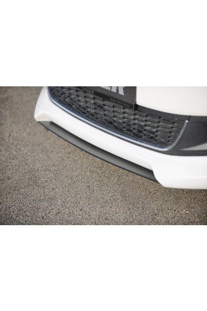 Rieger lipa pod přední nárazník Rieger pro Volkswagen Polo 6 6R 3-dvéř., 5-dvéř. před faceliftem, 04/09-01/14, plast ABS s povrchovou úpravou Carbon-Look