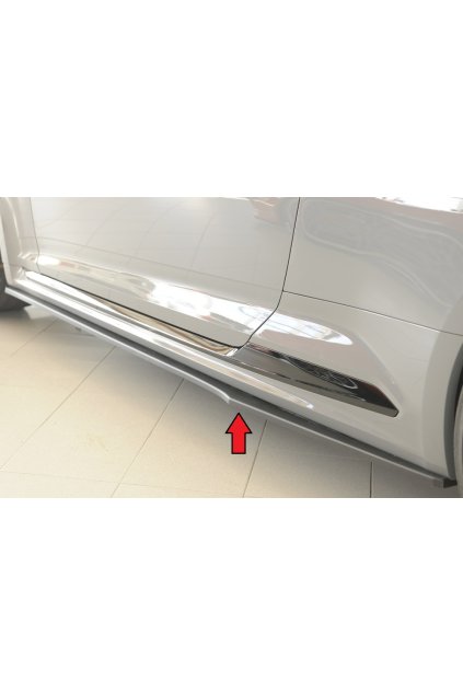 Rieger spoiler pod boční práh mont. strana levá pro Audi RS5 B9, F5 kupé, r.v. 03/17-02/20, plast ABS bez povrchové úpravy