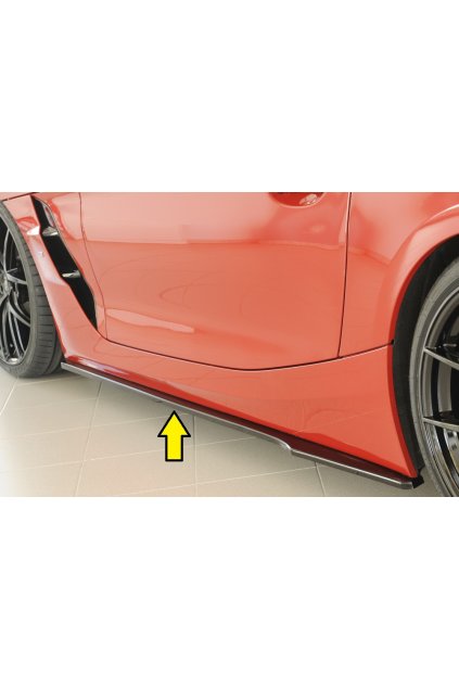 Rieger spoiler pod boční práh mont. strana levá pro BMW Z4 G29, G4Z roadster, 03/19-, plast ABS lakovaný do černé lesklé barvy