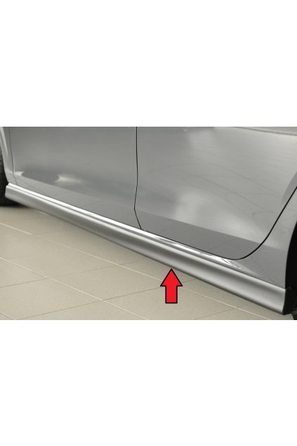 Rieger boční práh (XS) mont. strana levá pro Seat Leon FR 5F 5-dvéř., r.v. 01/13-12/16, plast ABS bez povrchové úpravy