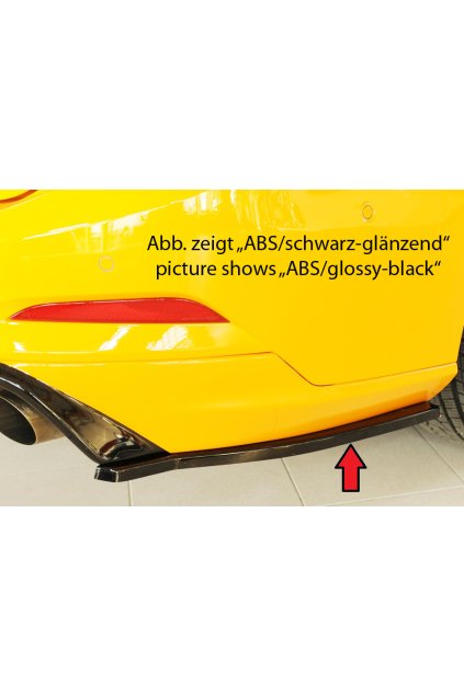 Rieger spoiler pod zadní nárazník na pravé straně pro Ford Focus 4 DEH 5-dvéř. (combi) r.v. 09/18-, plast ABS bez povrchové úpravy