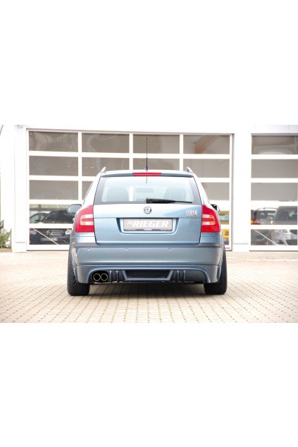 Rieger spoiler pod zadní nárazník pro Škoda Octavia 1Z combi r.v. 06/04-10/08, plast ABS bez povrchové úpravy