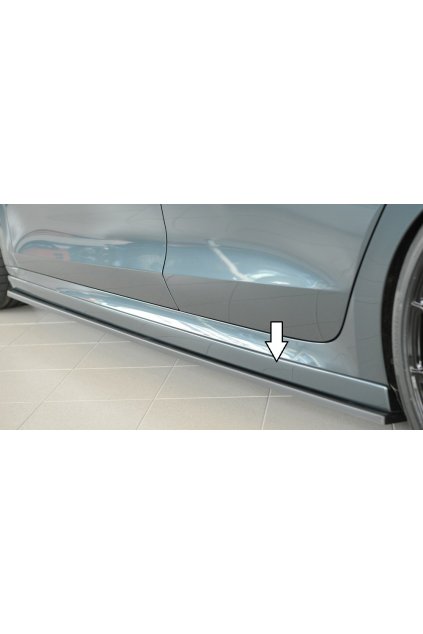 Rieger boční práh (XS) mont. strana levá pro Škoda Octavia RS NX combi, r.v. 07/20-, plast ABS bez povrchové úpravy