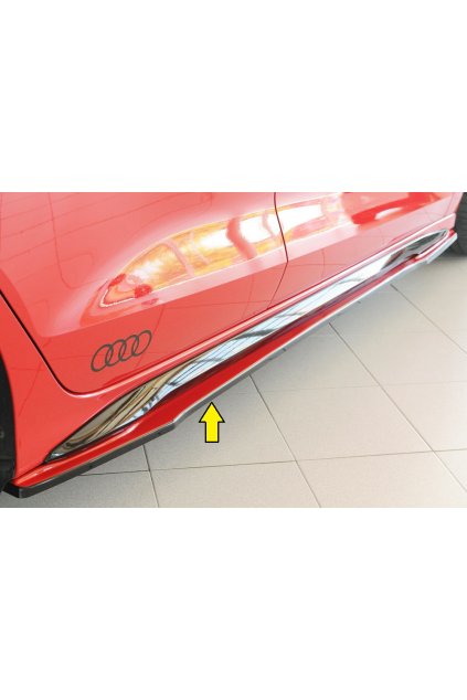 Rieger spoiler pod boční práh mont. strana pravá pro Audi A3 S3 GY 5-dvéř. (sedan), r.v. 07/20-, plast ABS bez povrchové úpravy